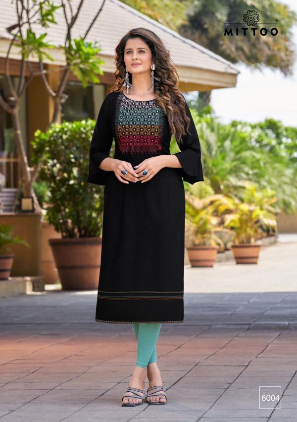 Mittoo Rihana Fancy Rayon Designer Kurti Collection